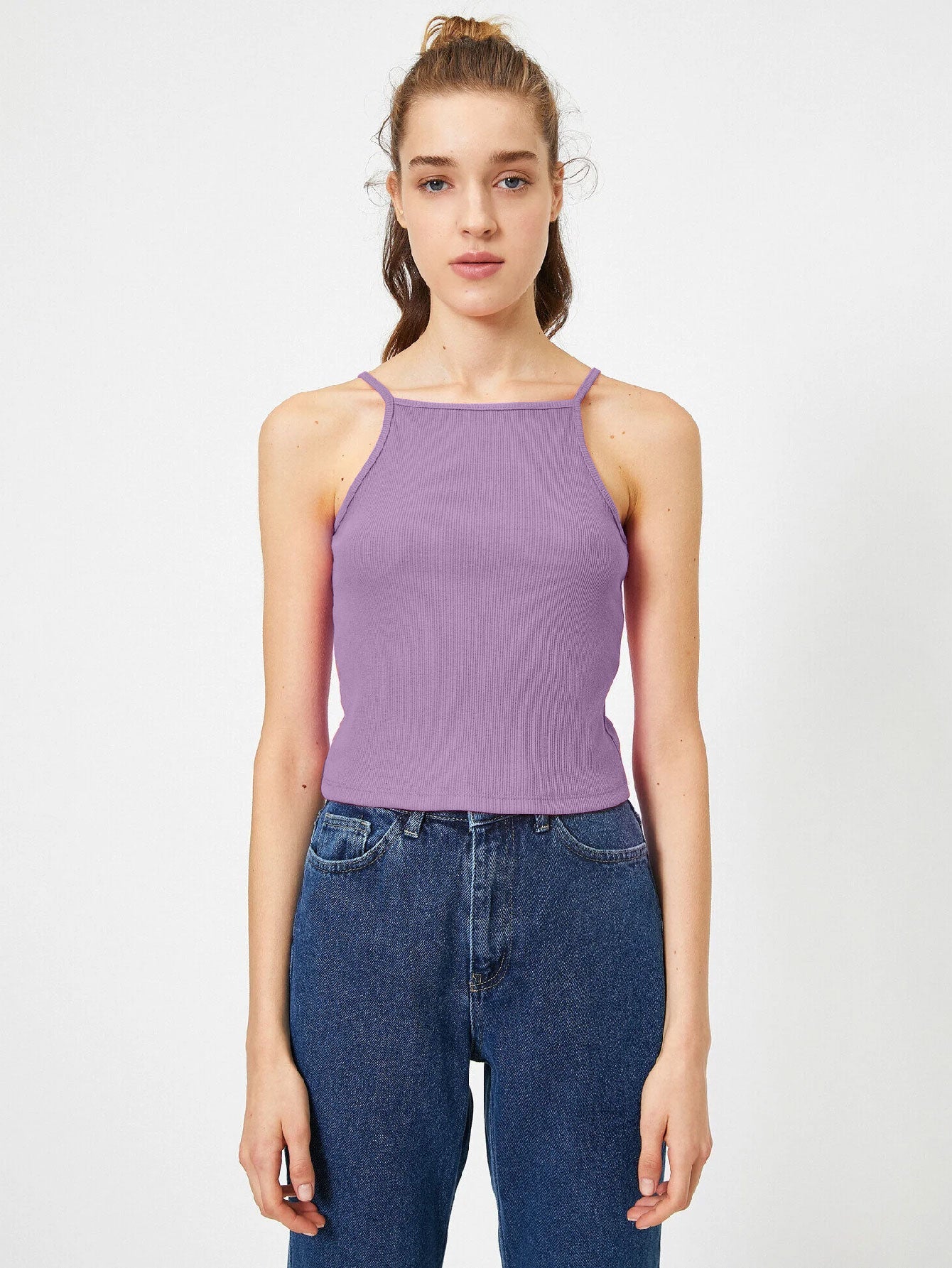 Hearts Space Out Strap Tank Top