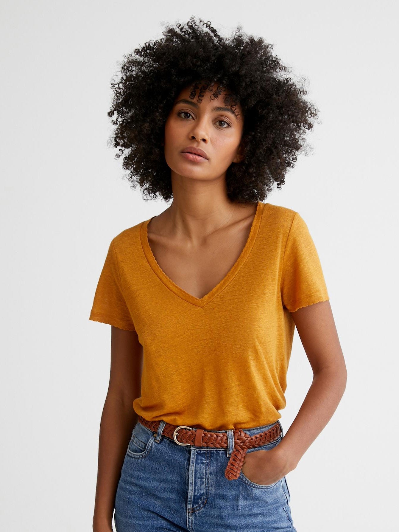 Clémence linen T-shirt