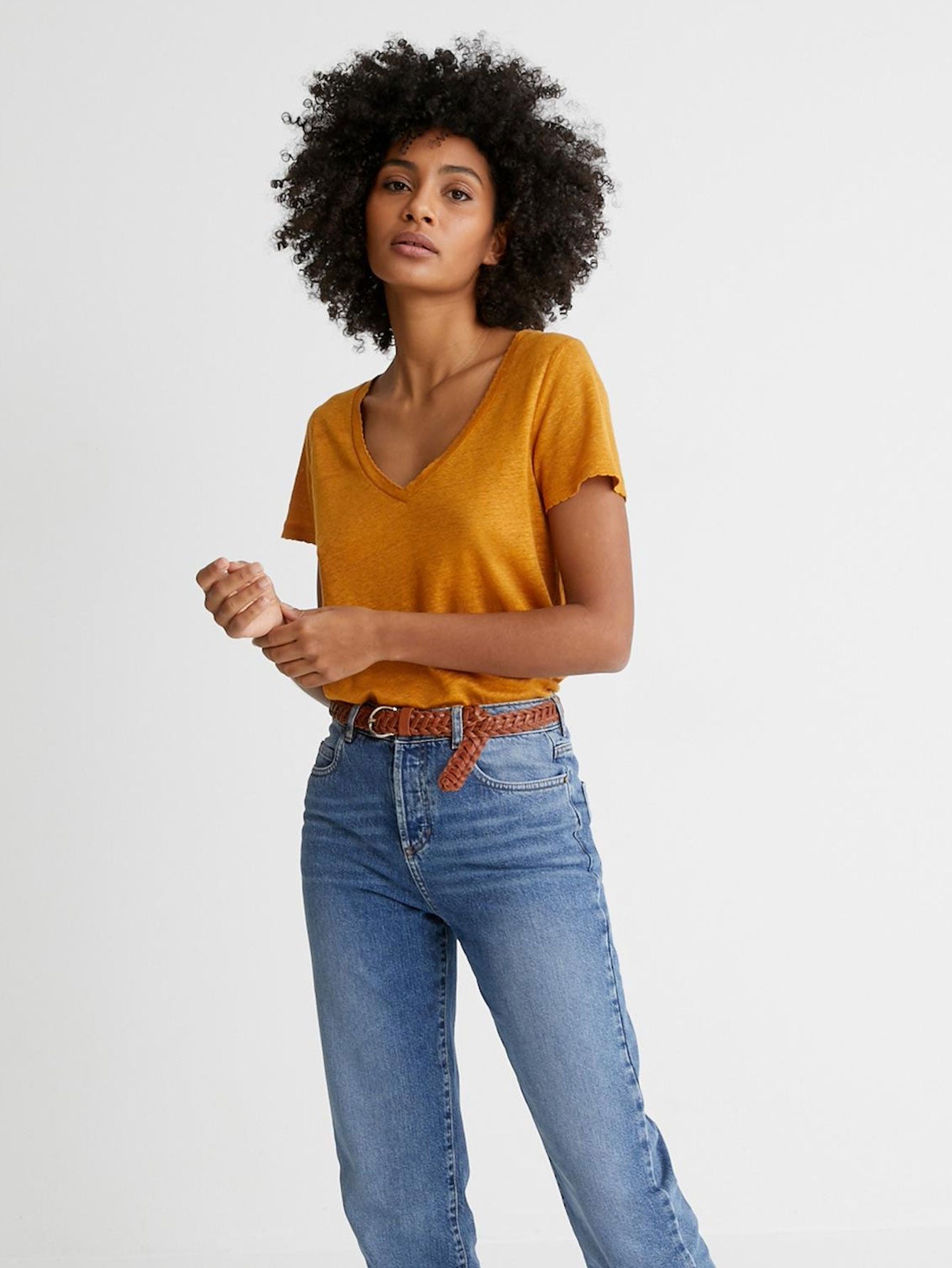 Clémence linen T-shirt