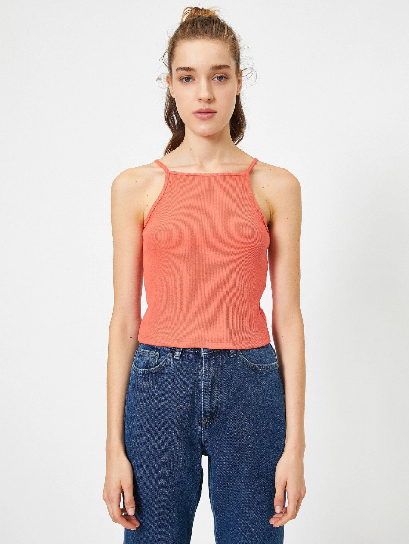 Hearts Space Out Strap Tank Top