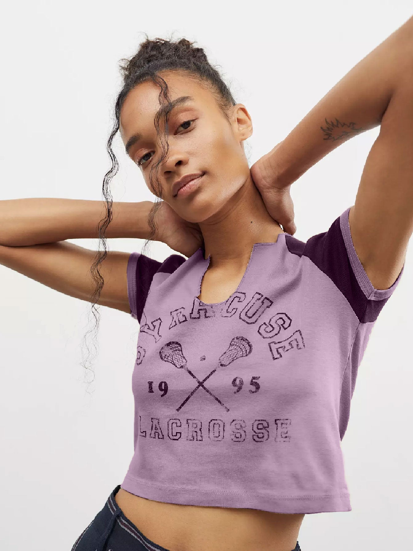 Cute Syracuse Notched Baby Tee