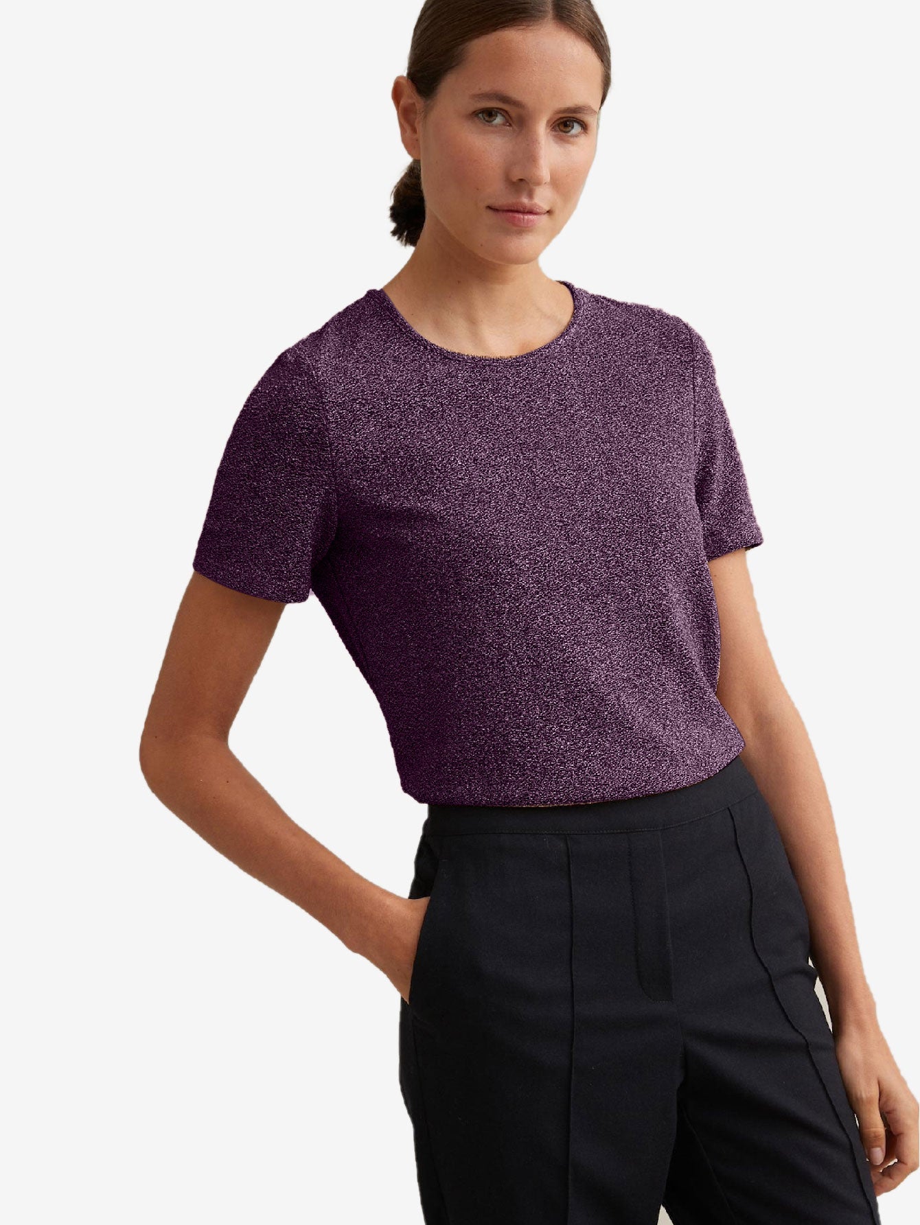 Glitter Women_s T-shirt With Short Sleeves