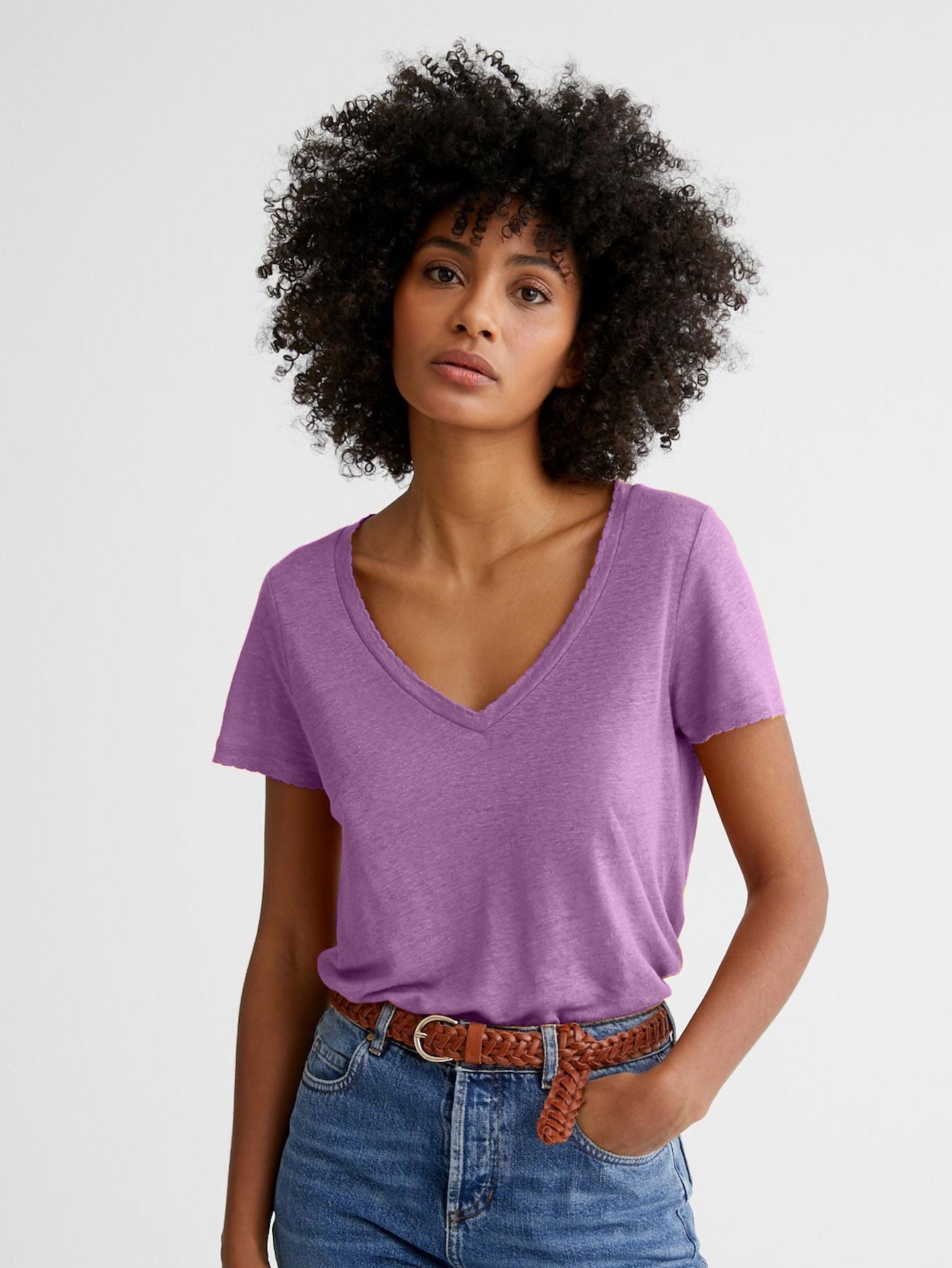 Clémence linen T-shirt