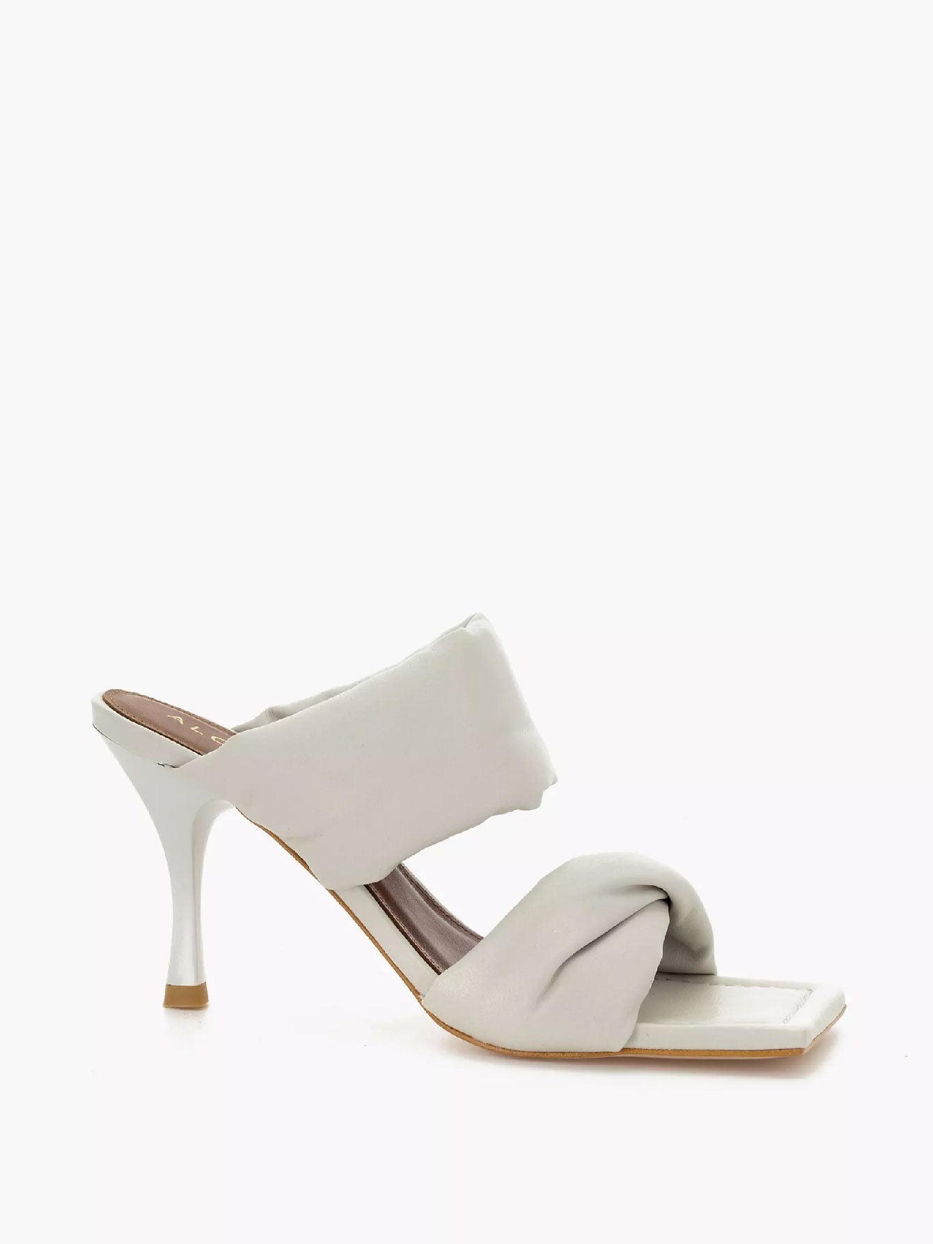 Leather Twist Strap Sandals